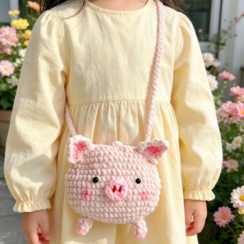 Teddy Bear Crochet Bag DIY Kit — handmade crochet by OOM
