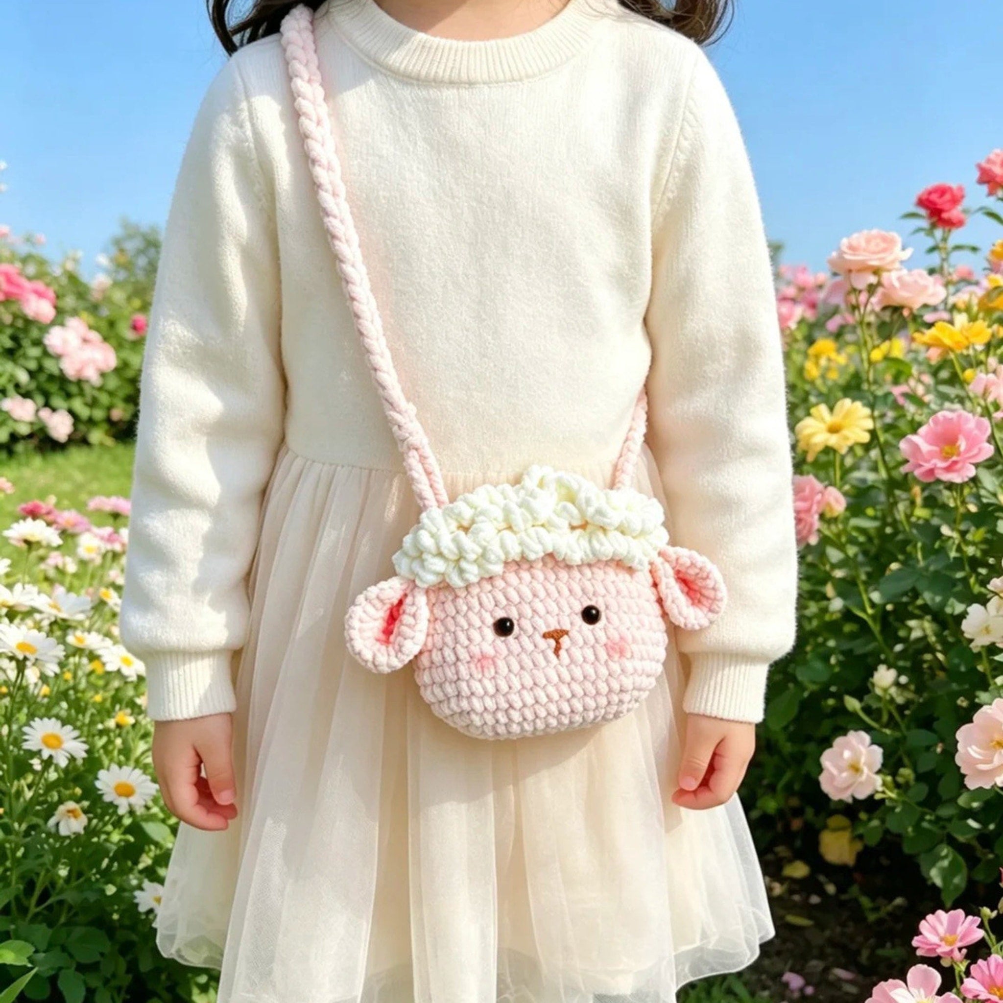 Teddy Bear Crochet Bag DIY Kit — handmade crochet by OOM