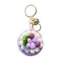 Crochet Fruit Dessert Keychain