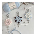 Crochet Snowflake Hanging Ornament