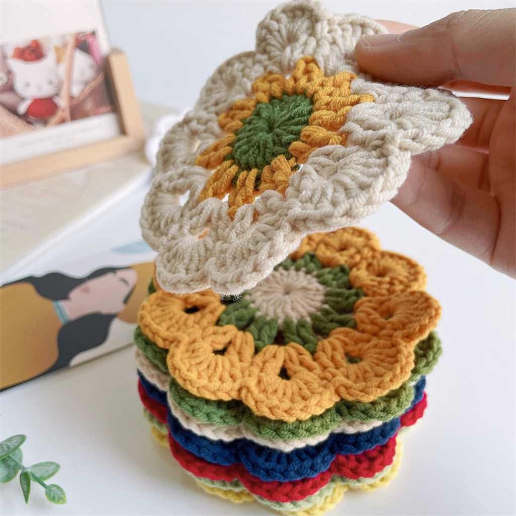 Floral Crochet Coaster DIY Starter Kit — handmade crochet by OOM