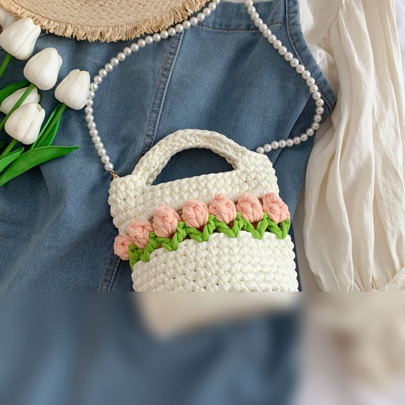 TulipRound BagDIY Material Kit KnitBag — OOM
