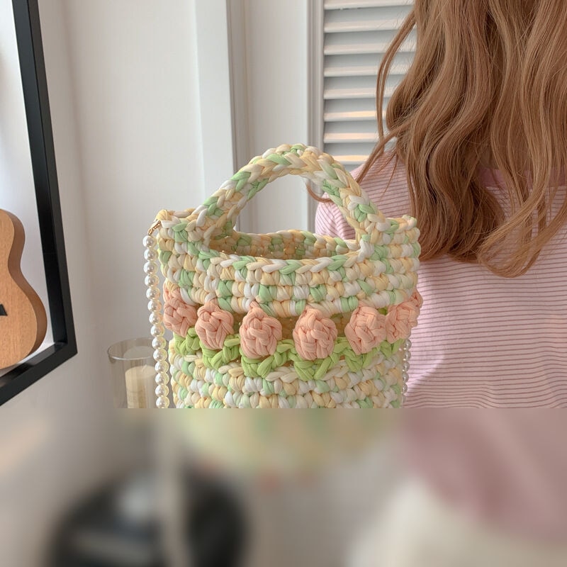 TulipRound BagDIY Material Kit KnitBag — OOM