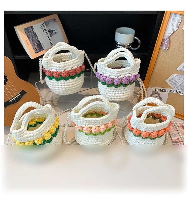 TulipRound BagDIY Material Kit KnitBag — OOM