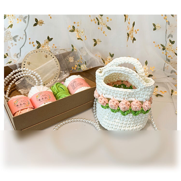 TulipRound BagDIY Material Kit KnitBag — OOM