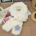 Puff FlowerScarfDIY Material Set KnitScarf — OOM