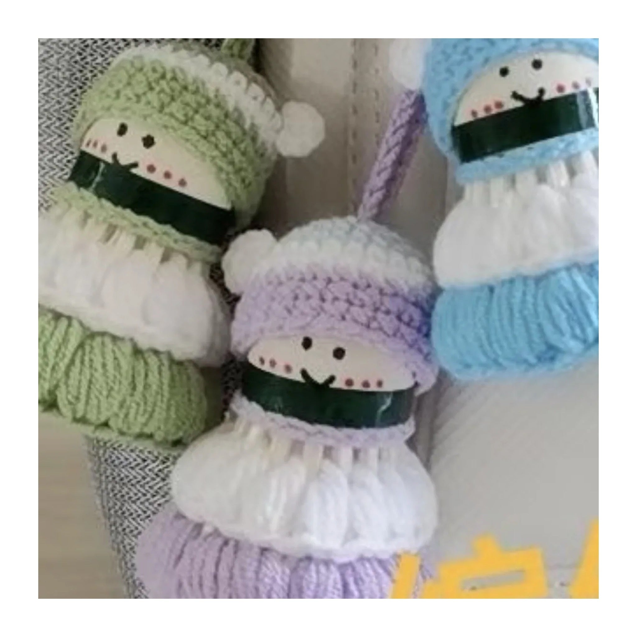 Mini Crochet Bag Charm