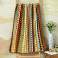 Style Blanket Style DIY Knit Cotton Yarn Crochet Blanket Style Material Kit