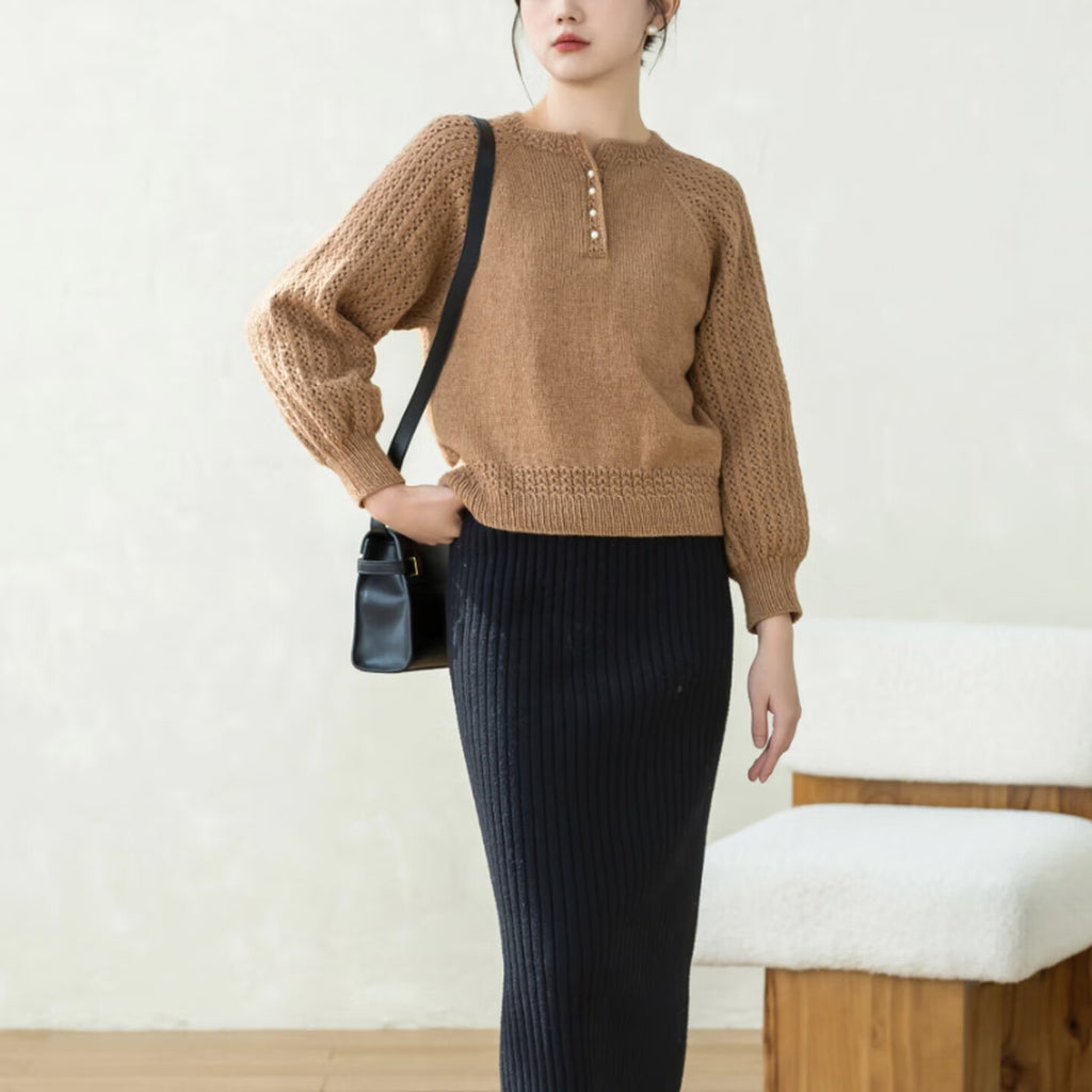Style Cashmere Style DIY Knit Knitting Style Yarn Kit Material Kit
